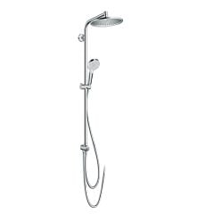 hansgrohe Crometta S Showerpipe 240 1Jet Ecosmart 9 L/Min Reno - Chrome - 27270000