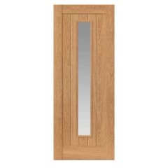 JB Kind Hudson Glazed Laminate Internal Door 1981x762x35mm - LHUDG26