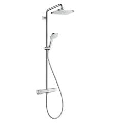 hansgrohe Showerpipe Croma E 280 1jet, Chrome with Thermostatic Shower - 27630000
