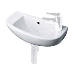 Essential LILY Handrinse Basin Only Right Handed 450mm Wide 1 Tap Hole - EC1011