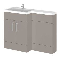 Essential NEVADA L Floor Standing Washbasin Unit + Basin Left Hand Cashmere - EFP309CA