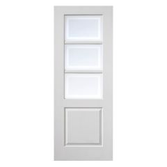 JB Kind Andorra White Glazed Internal Door 1981x838x35mm - CAPAND29