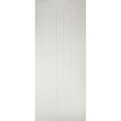 LPD Mexicano Pre-Finished White External Door 2032x813x44mm - GRPMEXWHI32