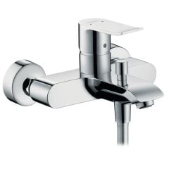 hansgrohe Metris Single Lever Manual Bath Mixer For Exposed Installation With Centre Distance 15.3cm - 31482000