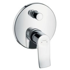 hansgrohe Metris Single Lever Manual Bath Mixer For Concealed Installation - 31493000