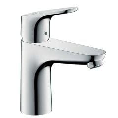 hansgrohe Focus Single Lever Basin Mixer 100 with Pop-Up Waste - 31607000