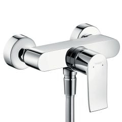 hansgrohe Metris Single Lever Manual Shower Mixer For Exposed Installation - Chrome - 31680000