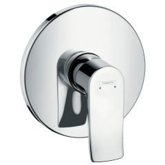 hansgrohe Metris Single Lever Manual Shower Mixer Round For Concealed Installation - Chrome - 31685000