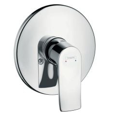 hansgrohe Metris Single Lever Manual Shower Mixer For Concealed Installation - Chrome - 31686000