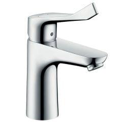hansgrohe Focus Single Lever Basin Mixer 100 with Extra Long Handle without Waste - 31915000