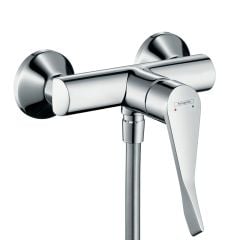 hansgrohe Focus Single Lever Manual Shower Mixer For Exposed Installation with Extra Long Handle - Chrome - 31916000