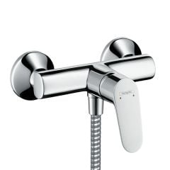 hansgrohe Focus Single Lever Manual Shower Mixer For Exposed Installation Switzerland - Chrome - 31963000