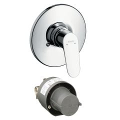 hansgrohe Focus Manual Shower Mixer Set For Concealed Installation - Chrome - 31966000