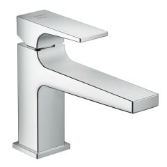 hansgrohe Metropol Single Lever Basin Mixer 100 Coolstart with Lever Handle and Push-Open Waste - 32503000