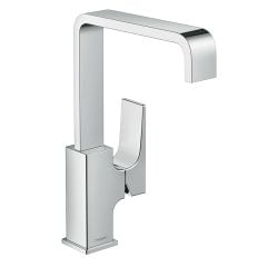hansgrohe Metropol Single Lever Basin Mixer 230 with Lever Handle and Push-Open Waste - 32511000
