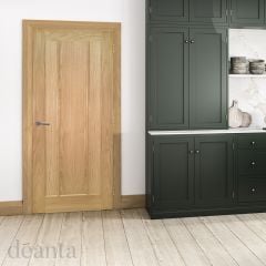 Deanta Norwich Unfinished Oak Internal Door 1981x762x35mm - 35NORWUNX762