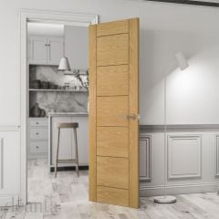 Deanta Seville Prefinished Oak Internal Door 1981x711x35mm - 35UK12X711FSC