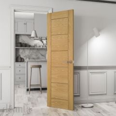 Deanta Seville Prefinished Oak Internal Door 2032x813x35mm - 35UK12X813FSC