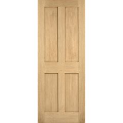 LPD London Unfinished Oak Internal Door 1981x610x35mm - OLON24