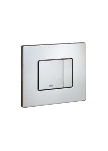 Grohe Skate Cosmopolitan Dual Flush WC Wall Plate Stainless Steel Horizontal 38776