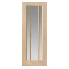 JB Kind Darwen Oak Glazed Internal Door 2040x826x40mm - ODAR826G