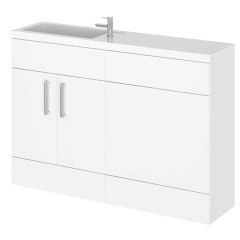 Essential NEVADA I Floor Standing Washbasin Unit + Basin White - EFP310WH