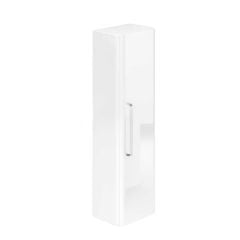 Essential VERMONT Wall Hung Column Unit 1 Door 350mm Wide - White - EF406WH