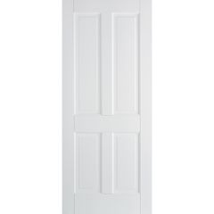 LPD Canterbury 4P Primed White Internal Door 1981x762x35mm - WFCAN4P30