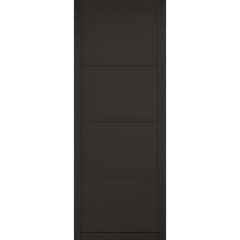 LPD Soho 4P Primed Black Internal Door 1981x686x35mm - SOHSOLBLA27