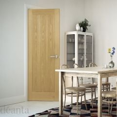 Deanta Ely Prefinished Oak Internal Door 2040x526x40mm - 40ELYX526FSC