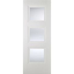 LPD Amsterdam 3L Primed Plus White Internal Door 1981x762x35mm - AMSWHIGL30