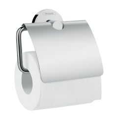 hansgrohe Logis Universal Toilet Roll Holder with Cover - Chrome - 41723000