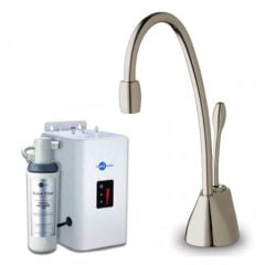 InSinkErator GN1100 Steaming Hot Kitchen Tap w/ NeoTank & Filter Pack - Chrome - 44317+45094