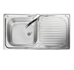 Leisure Linear 1.0 Bowl Reversible Stainless Steel Inset Kitchen Sink - LN950XS/