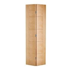 LPD Vancouver Bi-fold Pre-Finished Oak Internal Door 1981x686x35mm - BFOVAN27