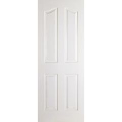 LPD Mayfair 4P Primed White Internal Door 1981x838x35mm - MAY4P33