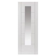 JB Kind Emral White Glazed Internal Door 1981x838x35mm - LEMR29G