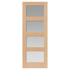 JB Kind Nevis Oak Glazed Internal Door 1981x838x35mm - ONEV29