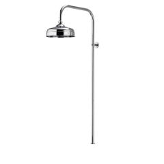 Aqualisa Aquatique Exposed 8" Drencher Fixed Shower Head - Chrome 581.01