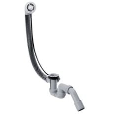 hansgrohe Flexaplus Basic Set For Waste and Overflow Set For Standard Bathtubs - 58140180