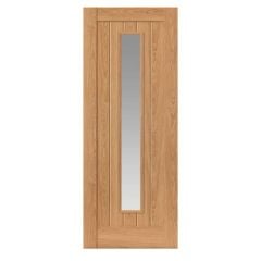 JB Kind Hudson Glazed Laminate Internal Door 1981x686x35mm - LHUDG23