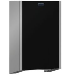 KWC DVS Exos Black Glass Front Hand Dryer EXOS220B - Stainless Steel - 201.0479.676