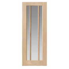 JB Kind Darwen Oak Glazed Internal Door 1981x838x35mm - ODAR29G