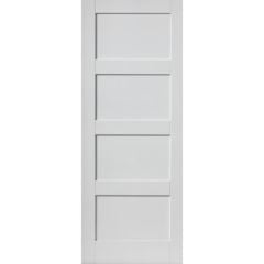 JB Kind Montserrat White Internal Door 1981x838x35mm - CMON29