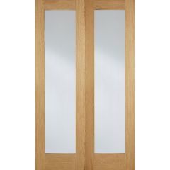 LPD Pattern 20 Unfinished Oak Internal Door 1981x1372x40mm - OPRS20G54