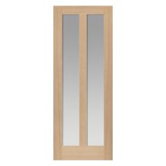 JB Kind Matterhorn Oak Glazed Internal Door 1981x686x35mm - OMAT23