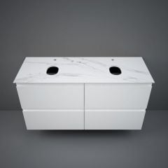 RAK Ceramics Precious Counter Top Type C Slab 1200mm in Carrara 0th - PRESL12347100C0