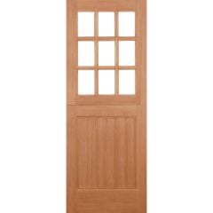 LPD Stable 9L Straight Top Hardwood M&T External Door 1981x762x44mm - MTSTA30STR