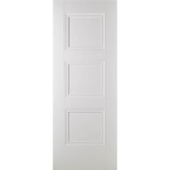 LPD Amsterdam Primed Plus White Internal Fire Door 1981x686x44mm - AMSWHIFC27