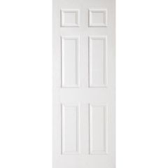 LPD 6P Primed White Internal Fire Door 1981x686x44mm - FCTEX6P27